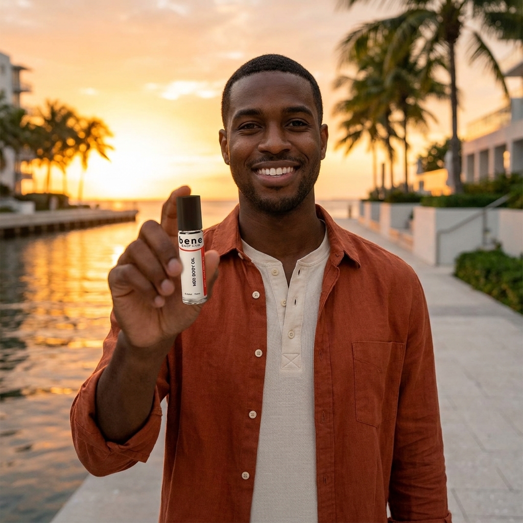 Compare to Sunset Heat Men Body Oil